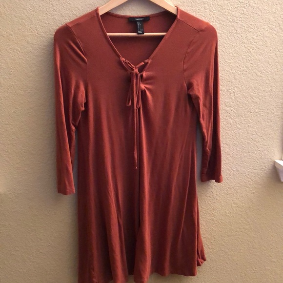 Forever 21 Dresses & Skirts - 🧡 Forever 21 Burnt Orange Dress